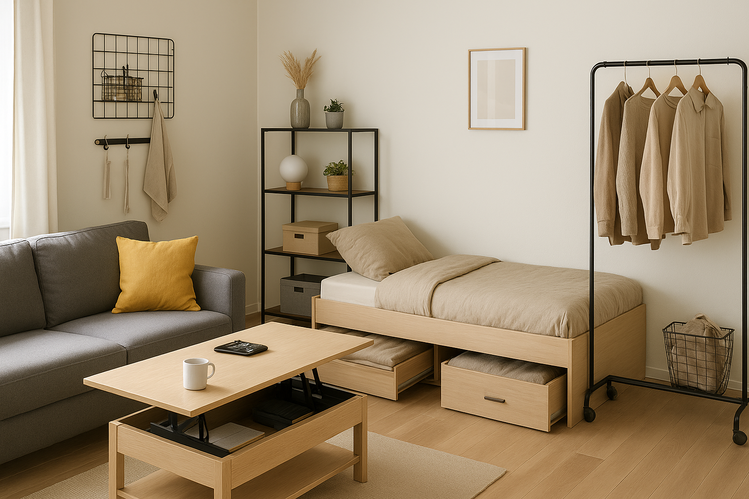 Objets malins pour optimiser un petit appartement