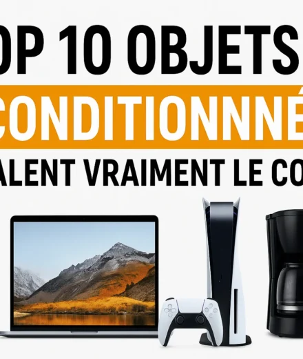 Top 10 des objets reconditionnes