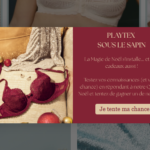 Jeu Concours Playtex sous le sapin